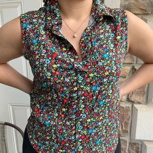 Calvin Klein Jeans Multicolored Floral Tank